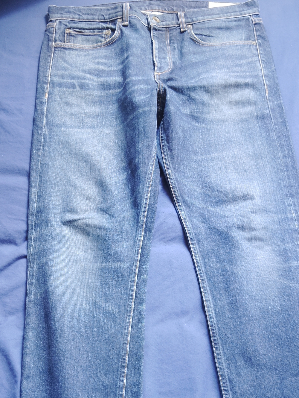 rag & bone Men's Light Blue Slim Jeans